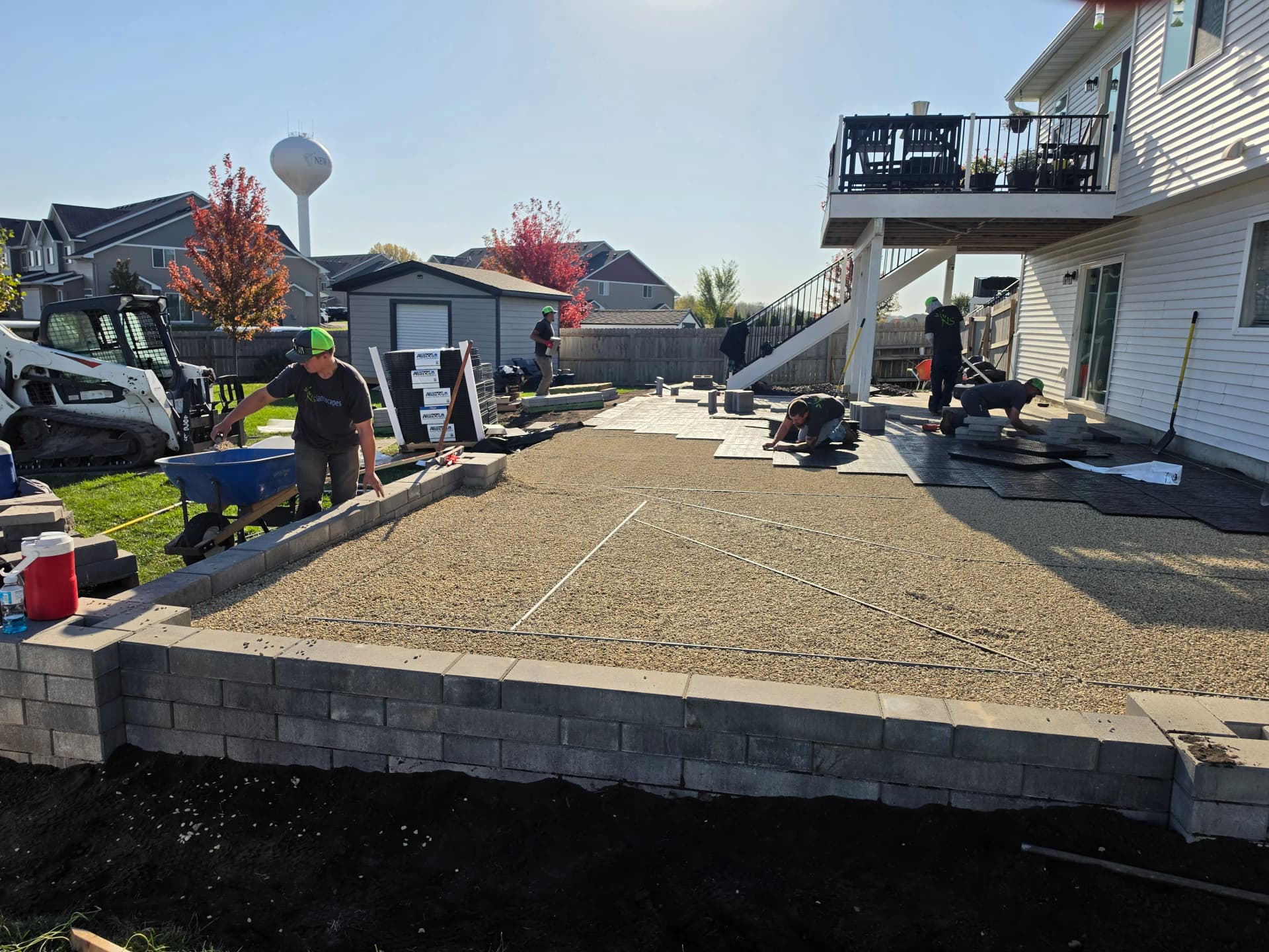 Gallery photos for Paver Patio and Fire Pit Build in Progress in New Prague: Image #2