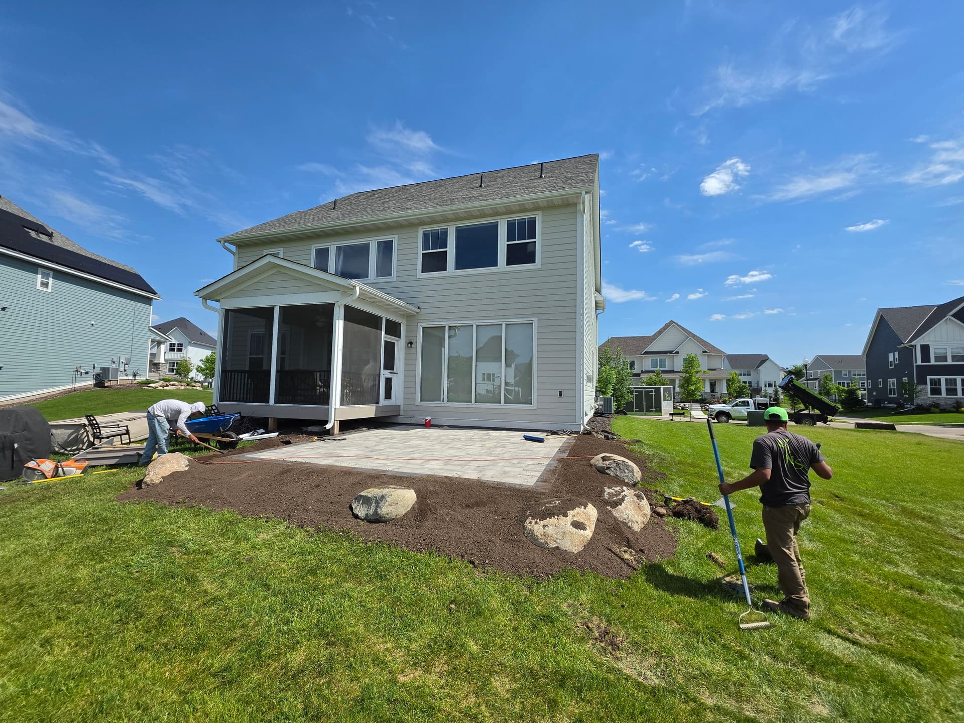 Gallery photos for Paver Patio Installation at Spirit of Brandtjen Farm in Lakeville: Image #1