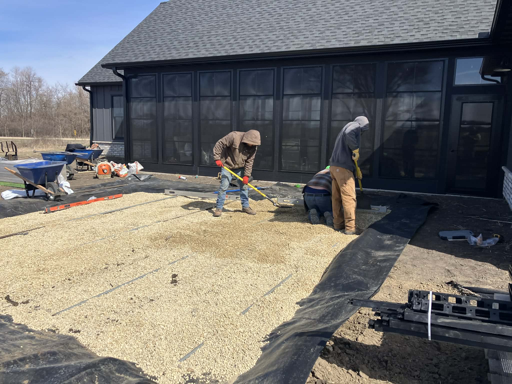 Gallery photos for First Paver Patio of the Season Wrapped Up in New Prague: Image #2