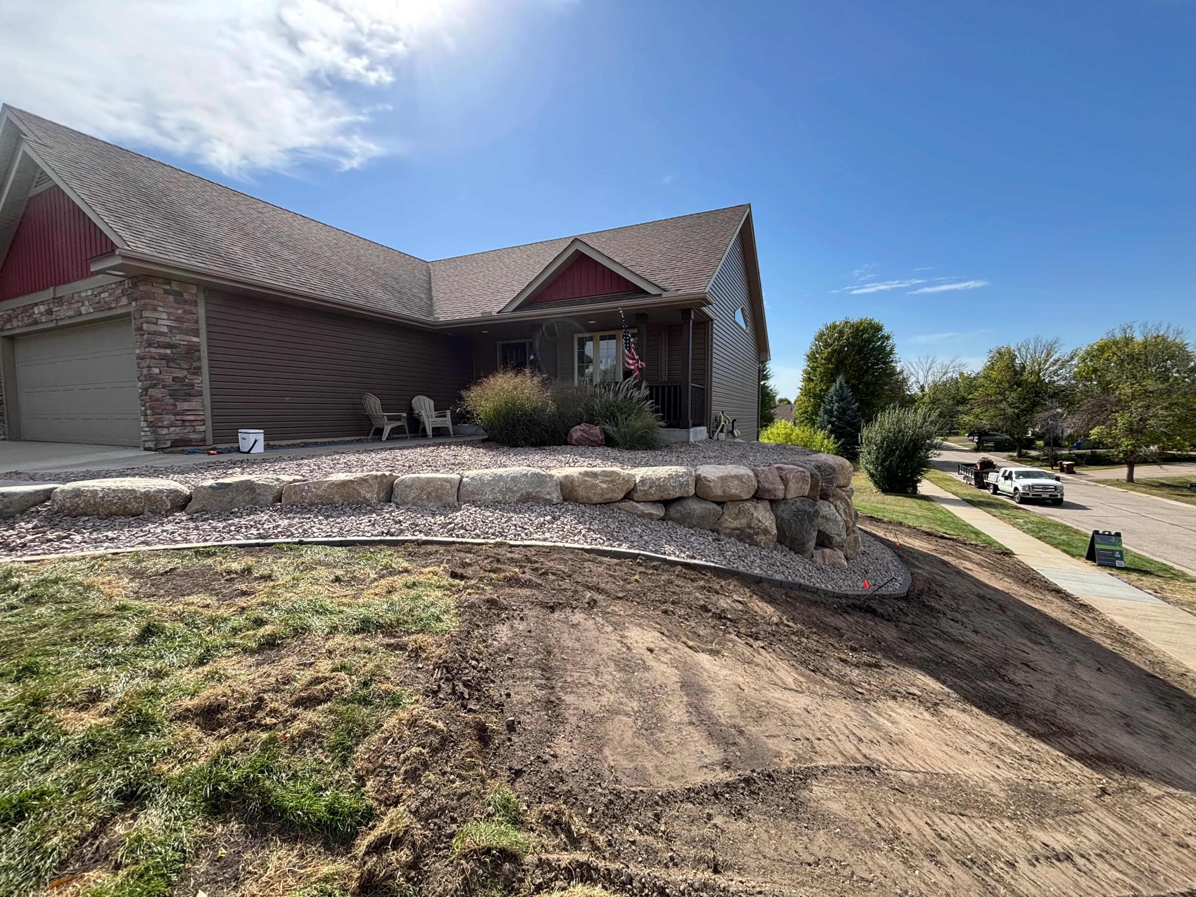 Project Boulder Retaining Wall Replacement Done Right in Jordan MN image