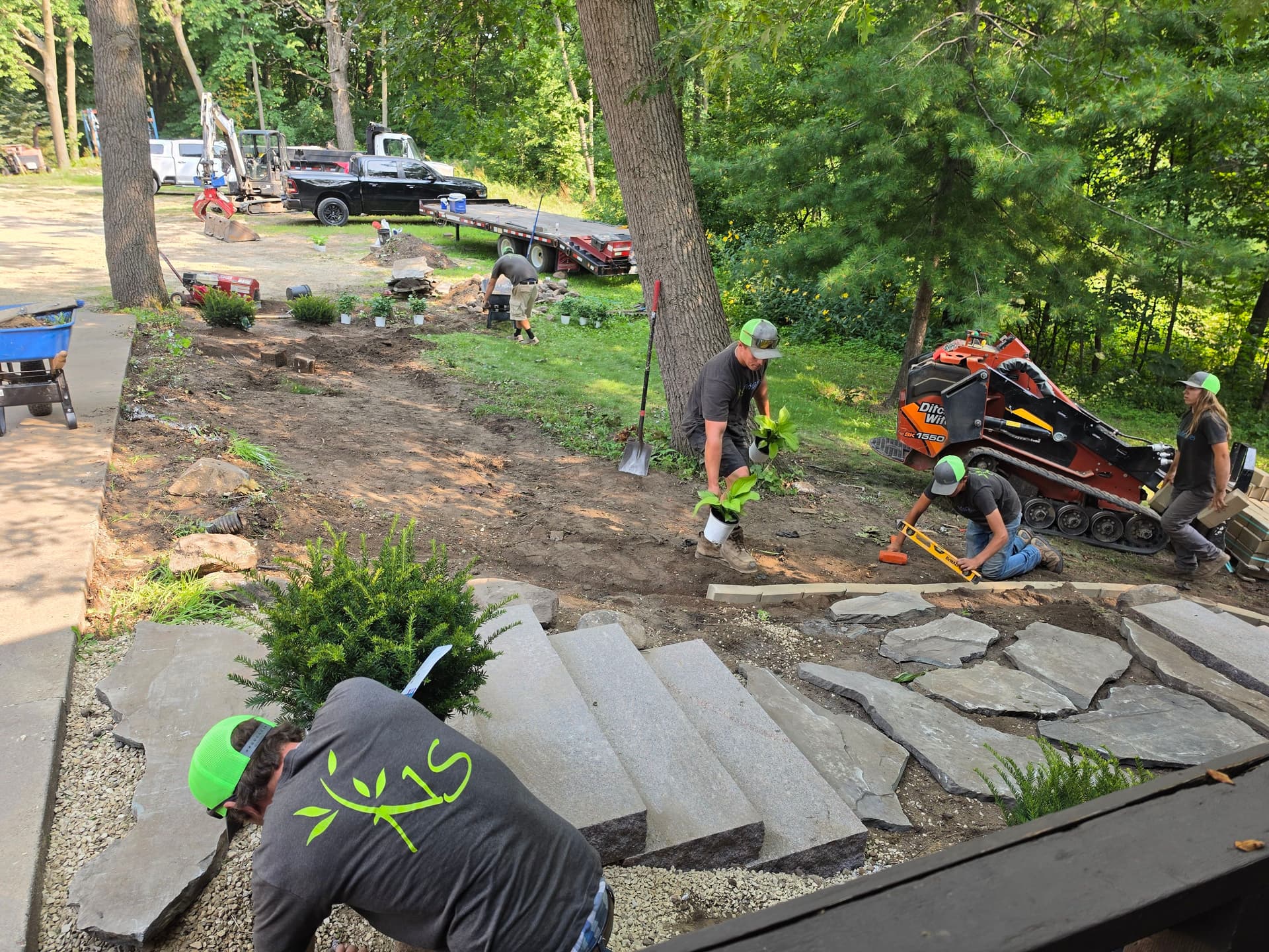 Gallery photos for Granite Steps and Bluestone Landing Entrance Rebuild: Image #1