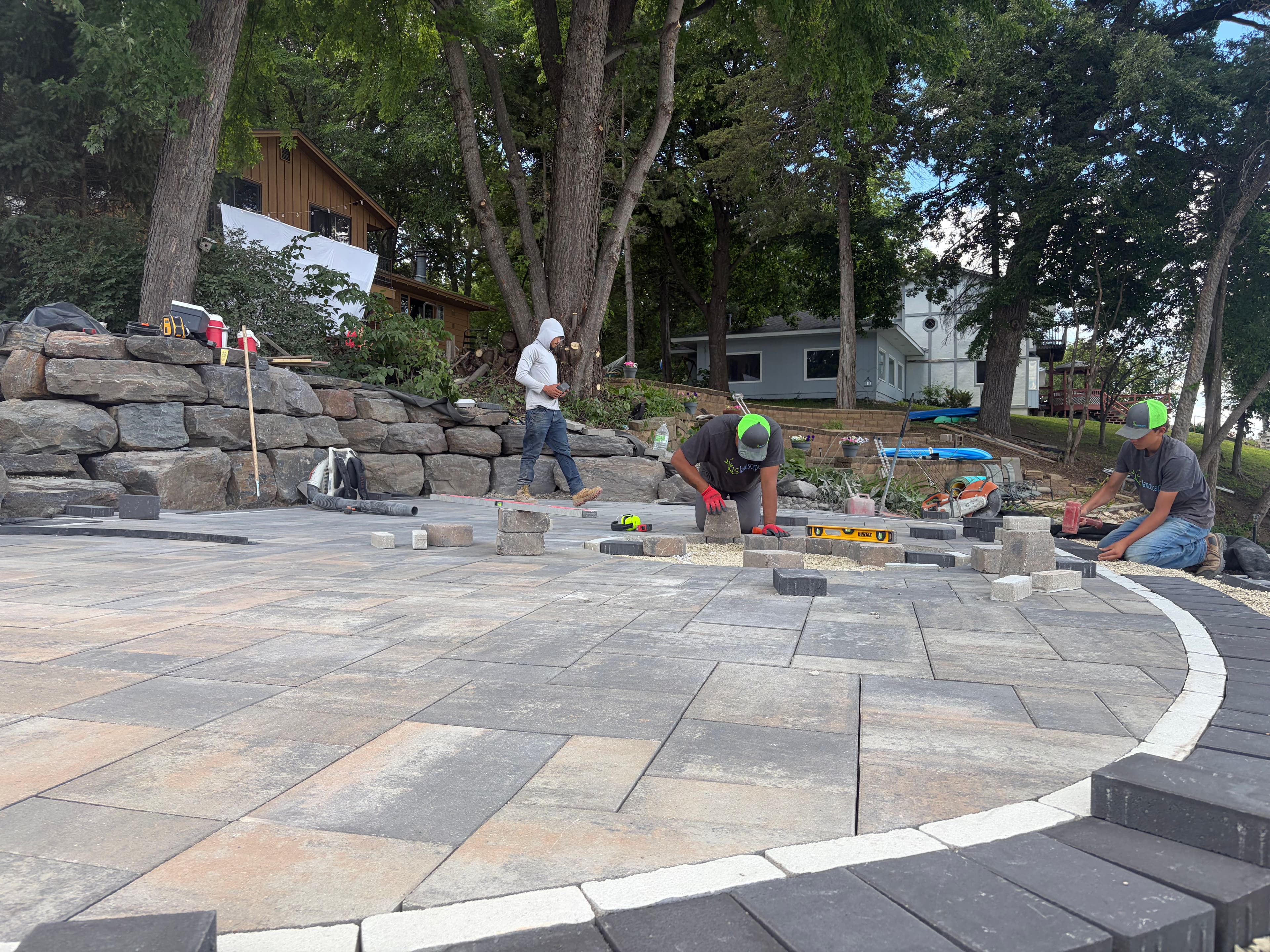 Project Lakeshore Paver Patio with Fire Pit Build in New Prague image