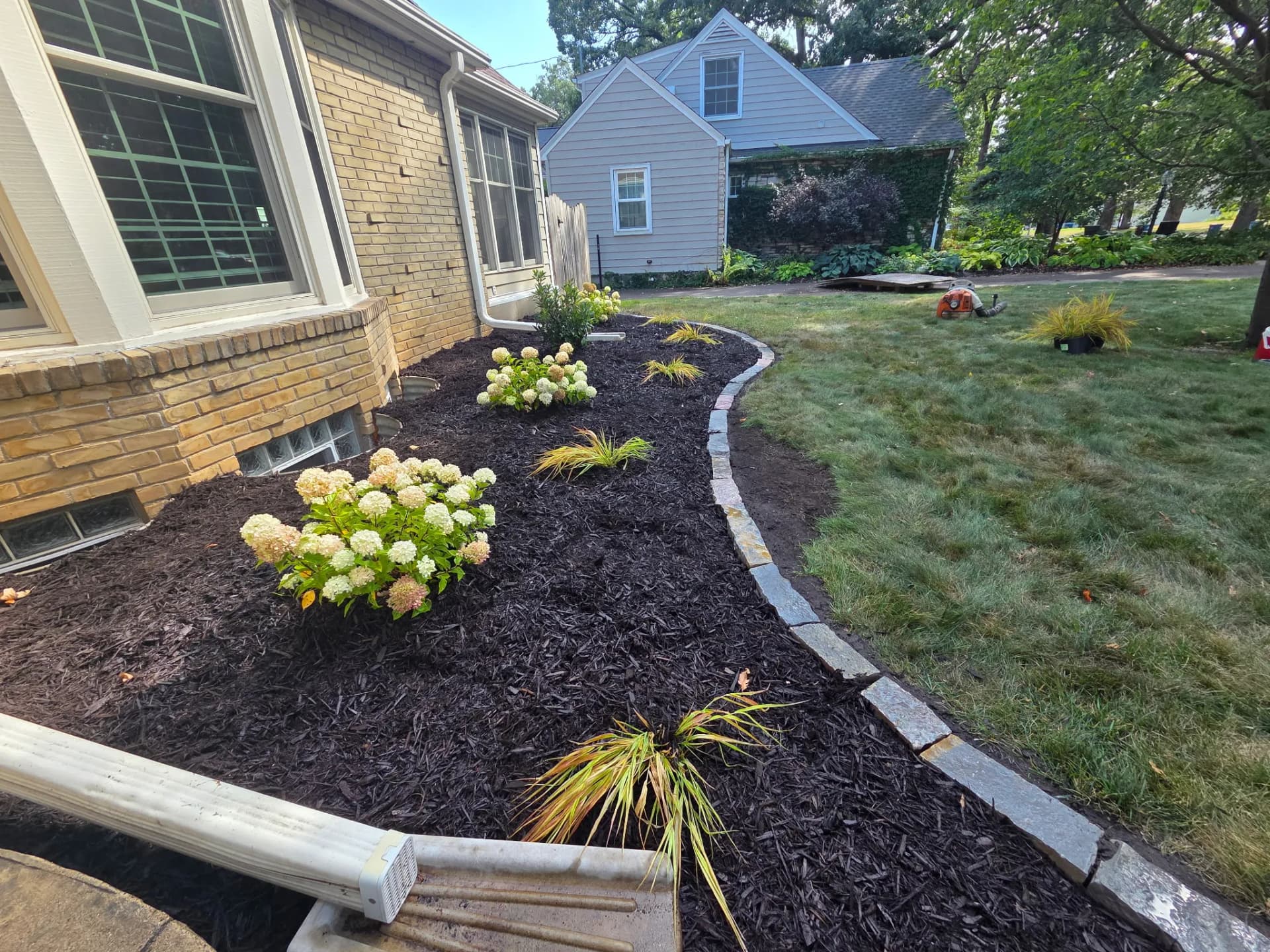 Gallery photos for Fresh Planting Beds and Chilton Stone Edging in Richfield MN: Image #2