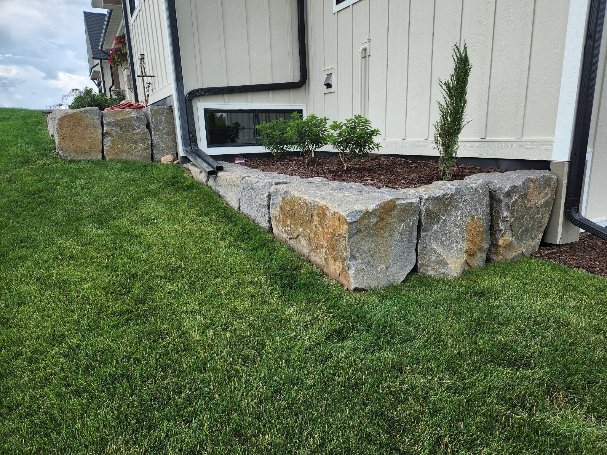 Project Granite Boulder Retaining Walls Built to Last in St. Cloud image
