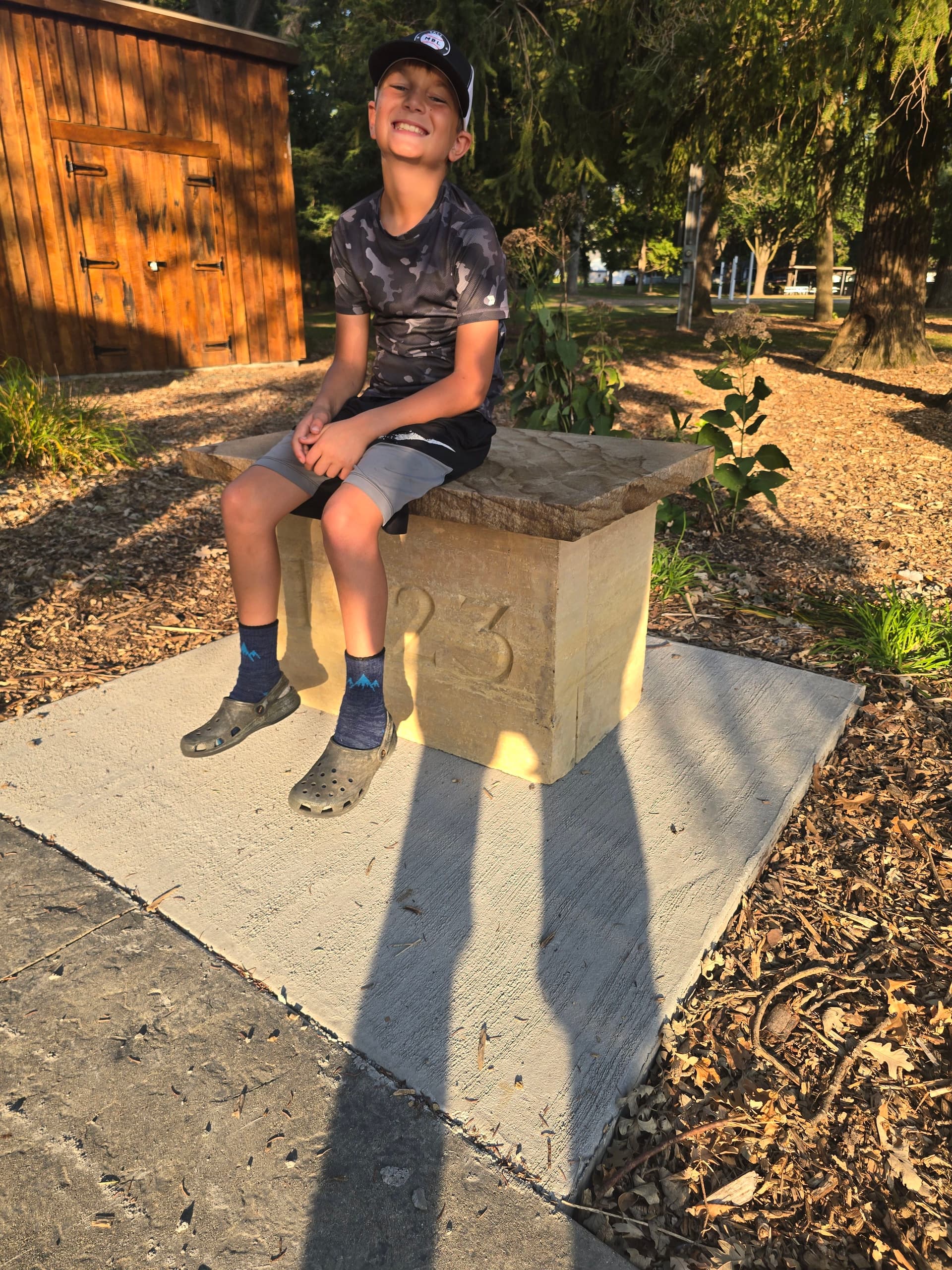 Gallery photos for Historical Cornerstone Bench Installation at Memorial Park: Image #2