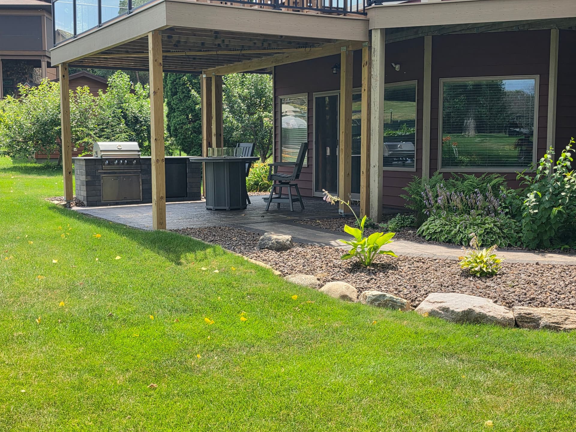 Gallery photos for Built-In Grill Island and Paver Patio in New Prague: Image #3