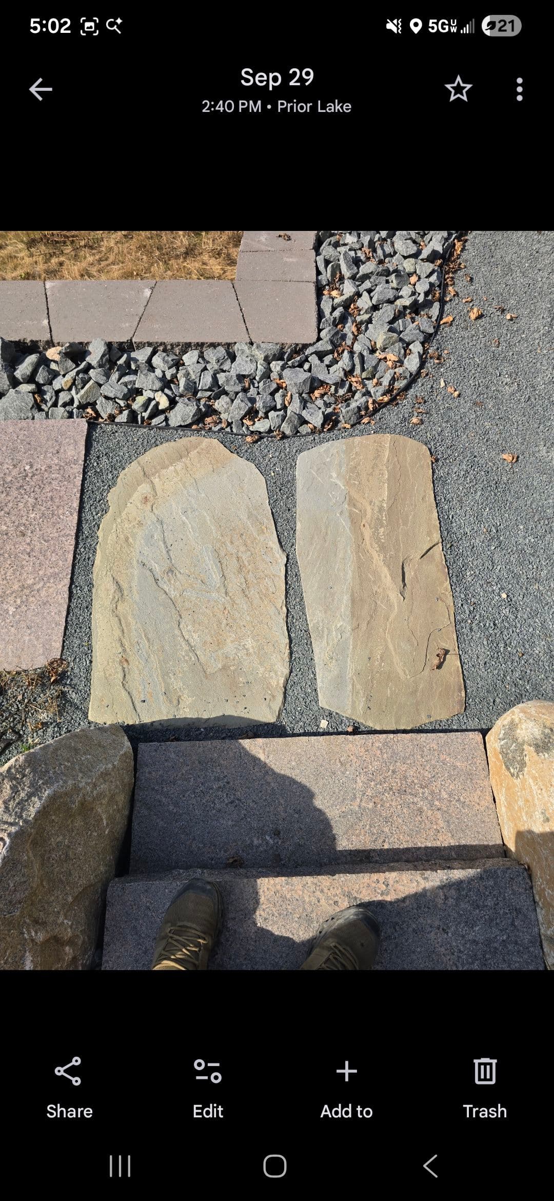 Gallery photos for Stone Steps and Fire Pit Patio by Prior Lake: Image #2