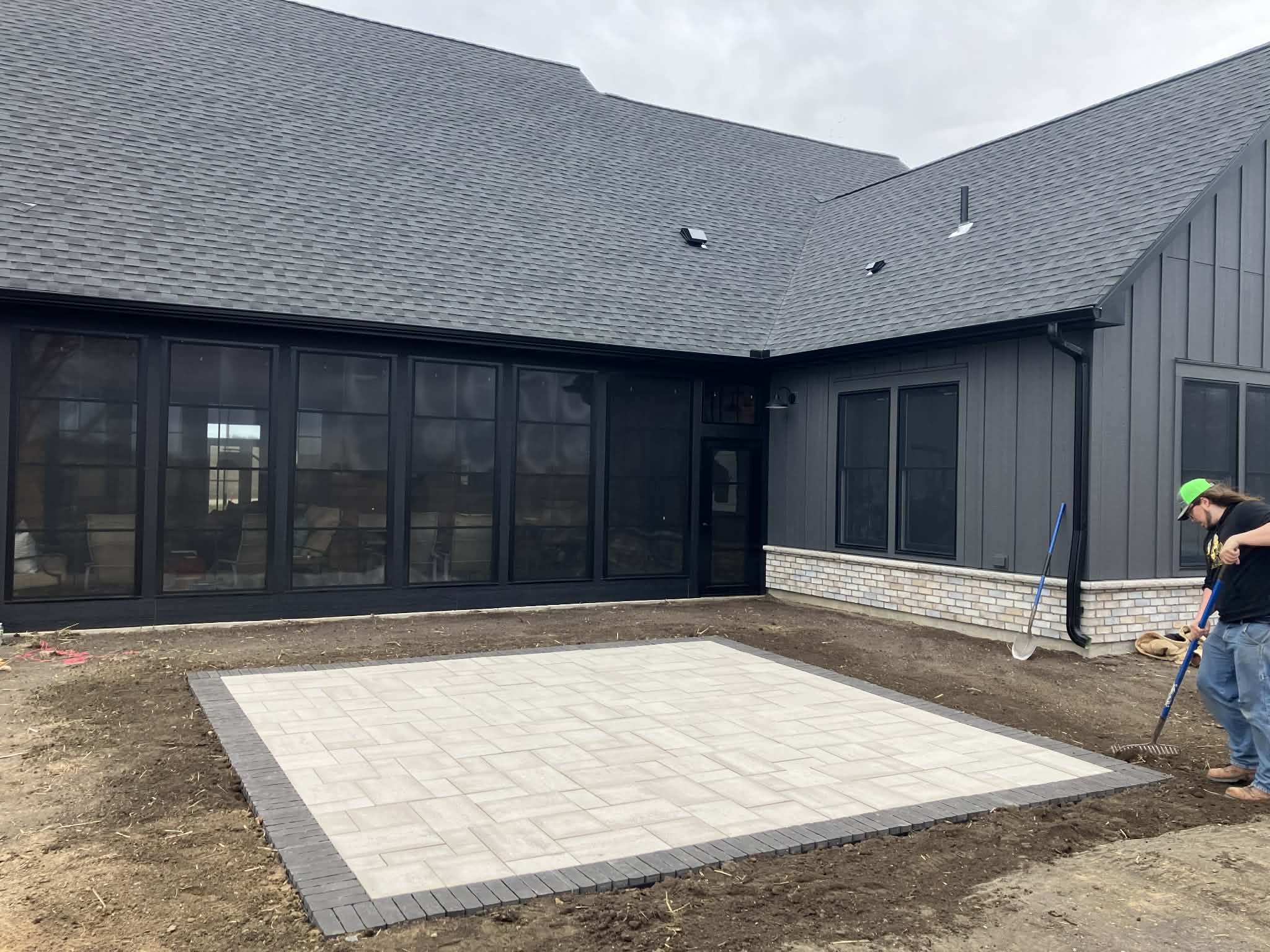 Gallery photos for First Paver Patio of the Season Wrapped Up in New Prague: Image #1