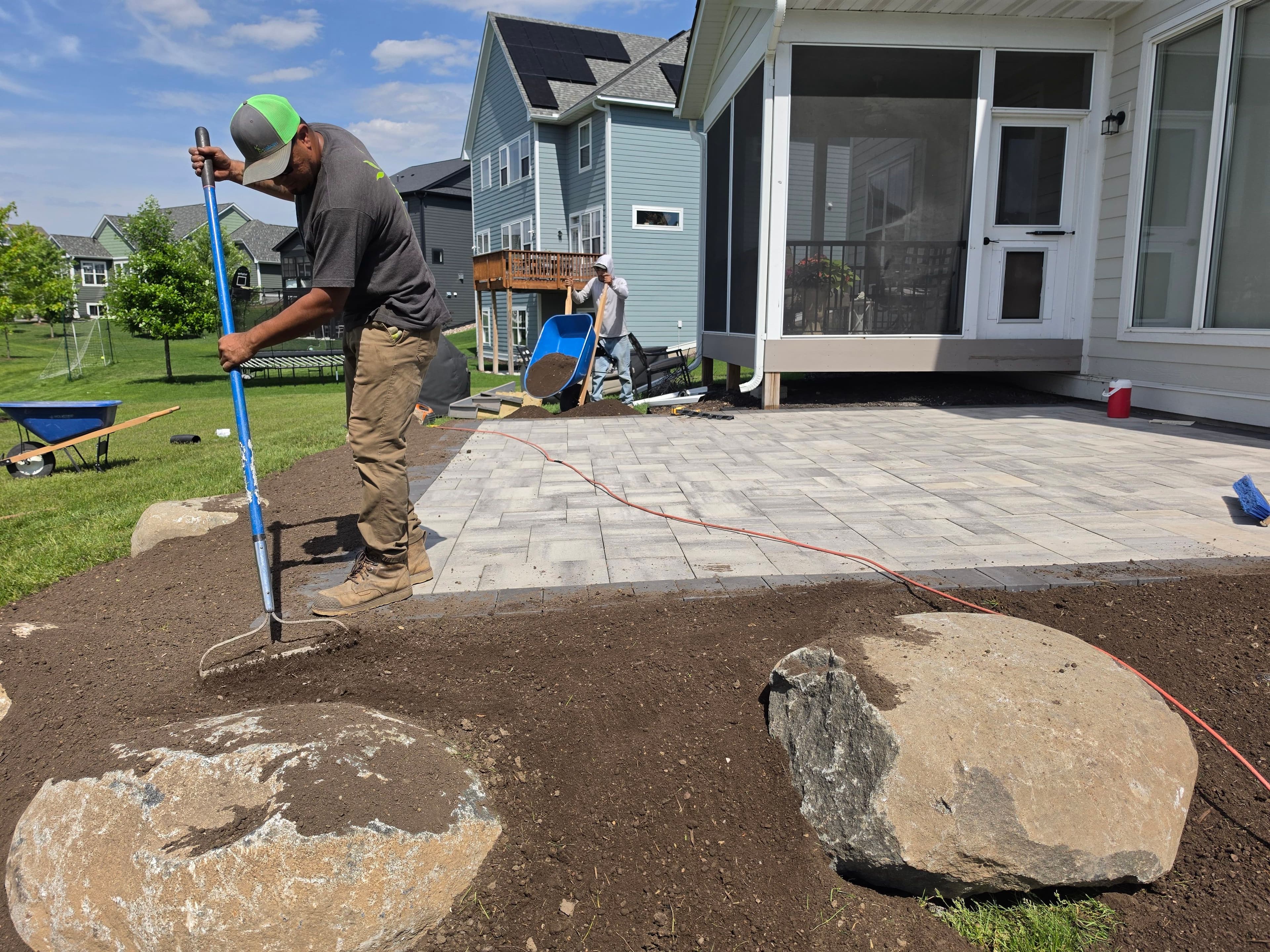 Project Paver Patio Installation at Spirit of Brandtjen Farm in Lakeville image