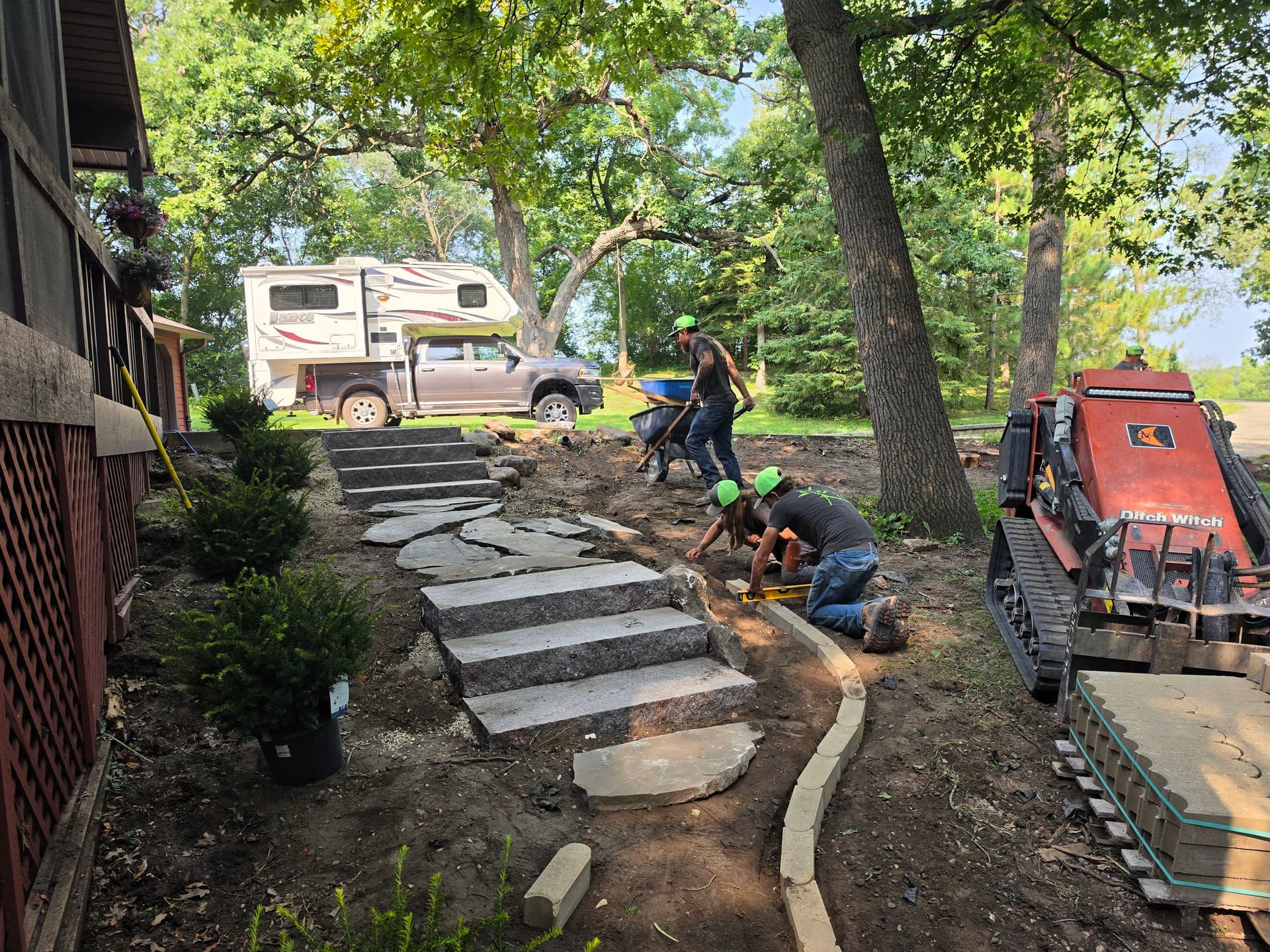 Gallery photos for Granite Steps and Bluestone Landing Entrance Rebuild: Image #2