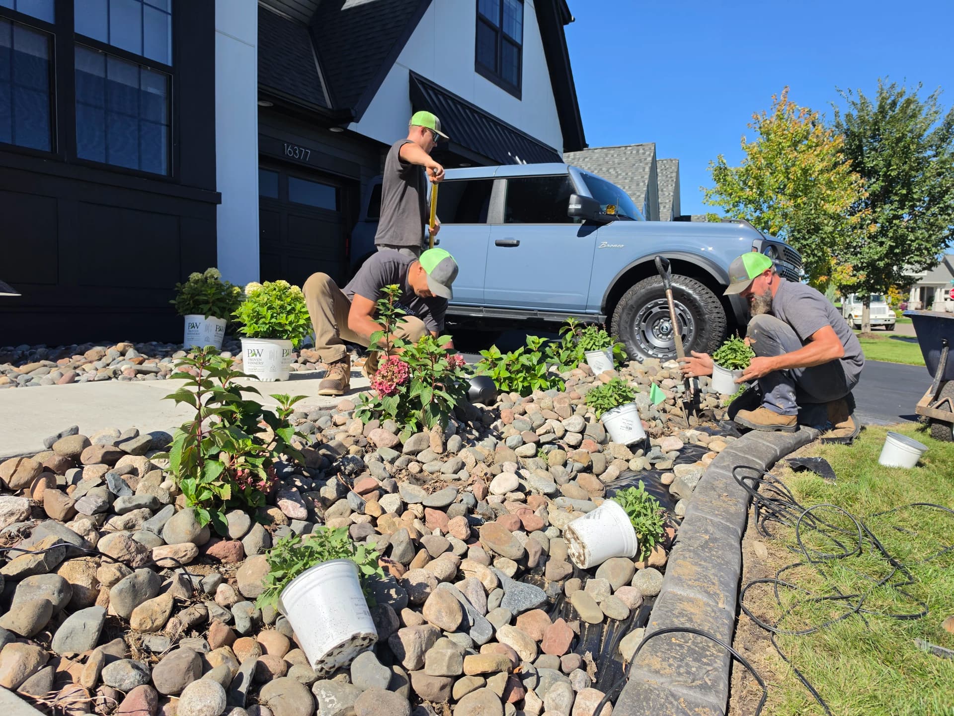 Gallery photos for Foundation Planting Beds, Smart Curb and Landscape Lighting in Lakeville: Image #3