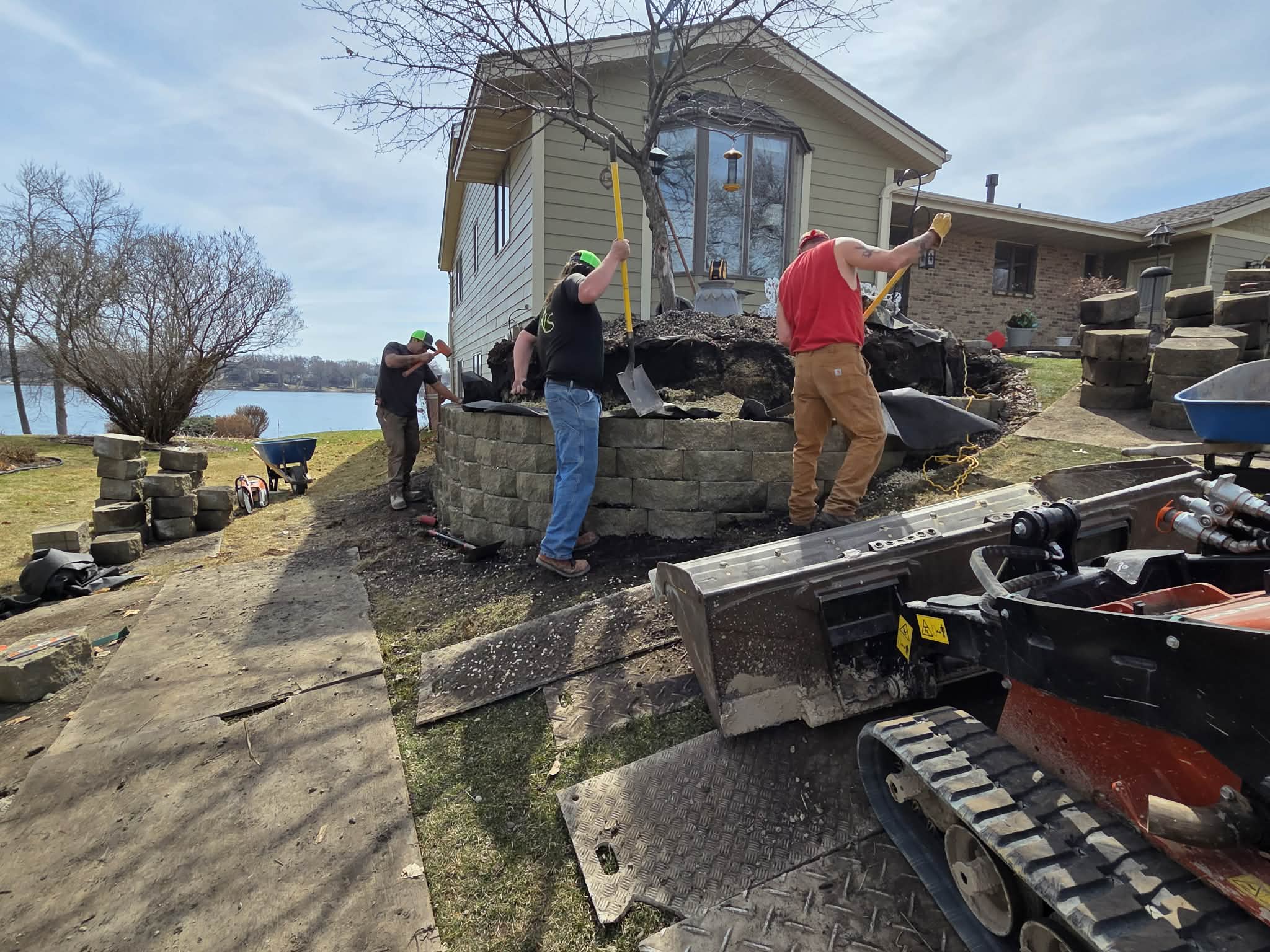 Gallery photos for Reviving Retaining Walls by the Waters of Prior Lake: Image #1