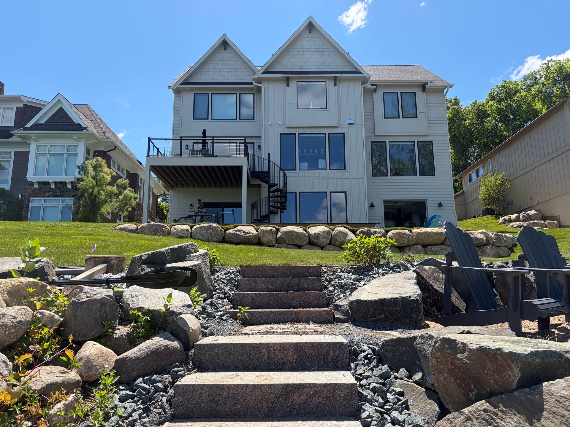 Gallery photos for Sod, Irrigation, and Boulder Walls Done Right in Prior Lake: Image #2