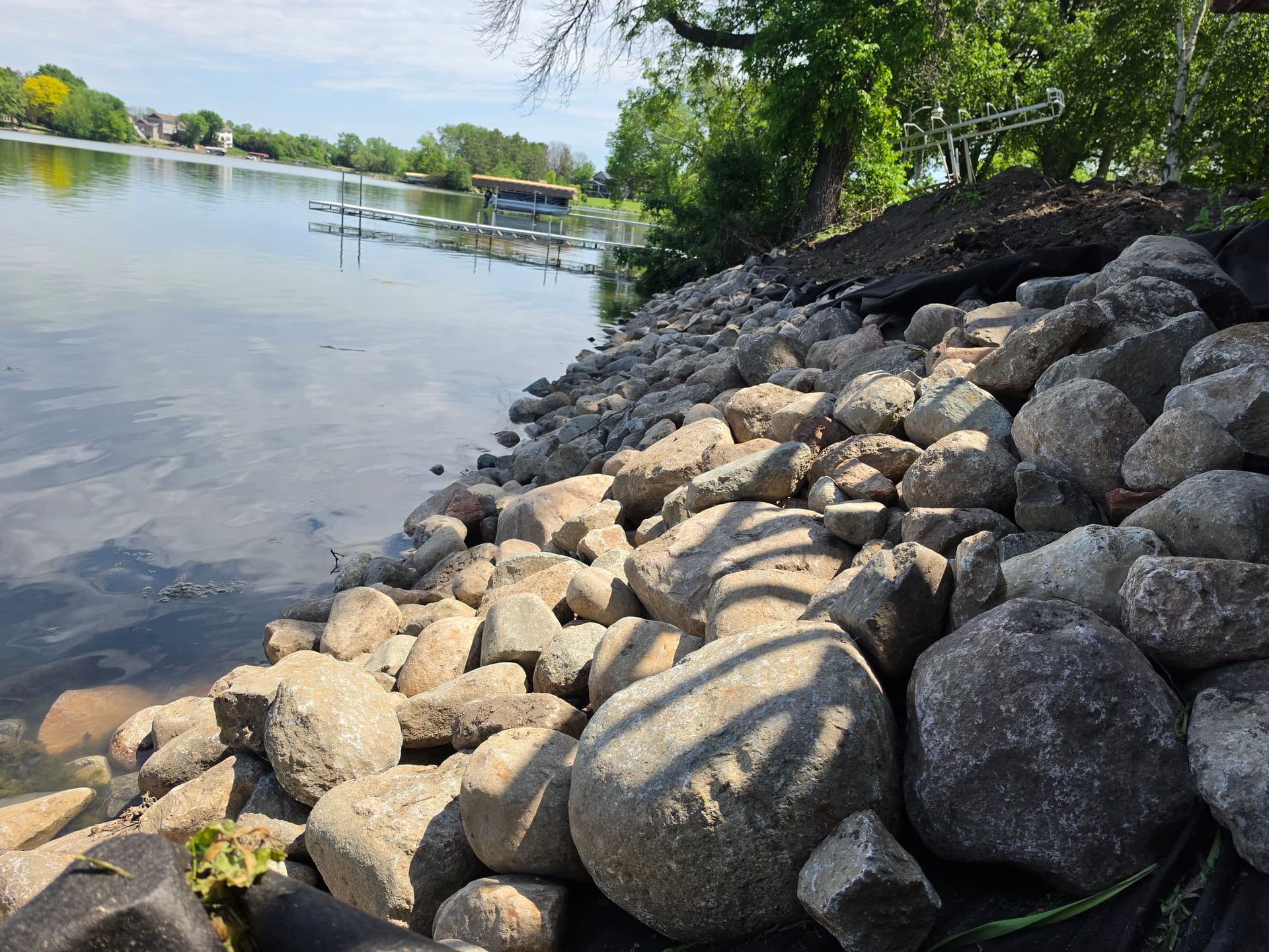 Gallery photos for Cedar Lake Lakeshore Restoration in New Prague Taking Shape: Image #1
