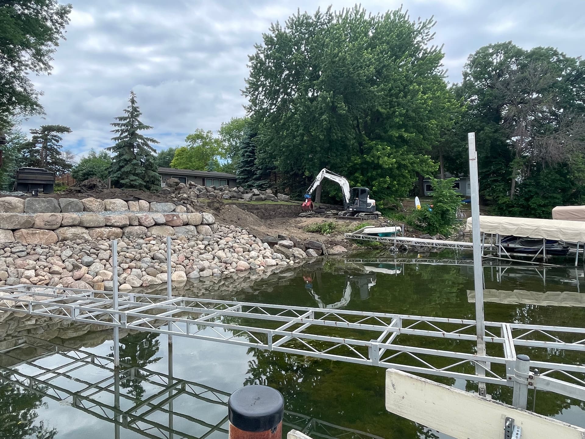 Gallery photos for Lakeshore Restoration Coming Together in New Prague: Image #1