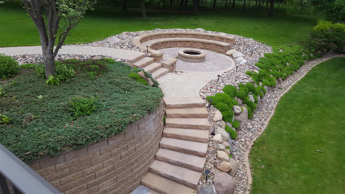 Natural stone, paver and precast concrete steps and ...